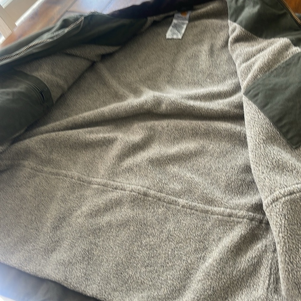 Carhartt  RN # C61 Green Coat Jacket Size 2XL Tall cotton Duck 14806 - Picture 6 of 16